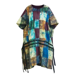 Robe “Terre & Couleurs” – Patchwork Africain Artistique